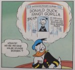 Donald Duck und seine erträumte Schlagzeile. 